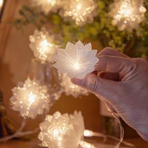 Cordes LED guirlandes lumineuses à piles lumière colorée fleurs artificielles à piles pour la saint-valentin