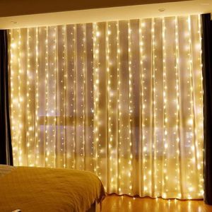 Strings LED String Lights Christmas Decoratie Remote Control USB Wedding Garland Gordijn Slaapkamer Lichtbollen Fa-Iry