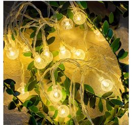 Cordes LED Minuscule Feuille Guirlande Chaîne Fée Lumière Décor Fil De Cuivre Suspendu Pour Mariage Forêt Fête Jardin Décoration de La Maison LampLED StringsLE