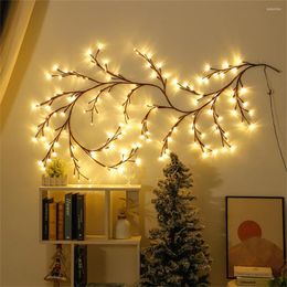 Strings Led Willow Tree Vines Lights 2.3M 144leds Twig Branch Rattan String Kerstmis trouwfeest Fairy Decoration Light
