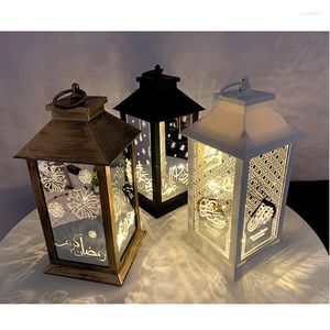 Cordes LED vent lanterne Eid Mubarak lumière décorative Islam musulman Ramadan Festival décoration pour la maison éclairage de vacances décor