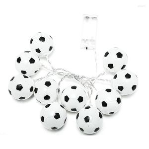 Cordes LICG Ballons de Football Guirlande Lumineuse 10 LED Football Guirlande Chambre Maison Fête De Mariage De Noël Décoratif