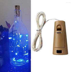 Strings Phlanp Lumières de bouteille de vin avec liège LED String Battery Guirlande féerique pour la décoration de mariage de fête de Noël