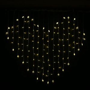 Cadenas Purple LED Light String Whill White White Led Luces LED Cordas 110V 220V US US EU Cortina LED Lámparas Fairy Fairy Fairy Wedding