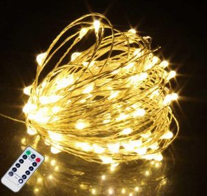 Strings Remote Control Fairy Lights USB Battery Operated LED String Timer Copper Wire Christmas Decoration Waterproof2060149