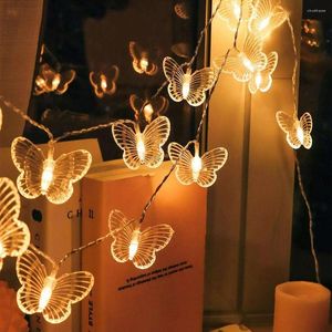 Romantisches LED-Schmetterlingslicht mit Saiten, für Zuhause, Schlafzimmer, Hochzeit, Party, Frühlingsfest, Atmosphäre, Fee, dekorativ