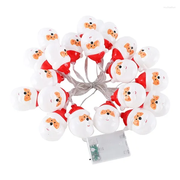 Strings Santa Claus LED String Light Outdoor pour Noël Jardin Décor Éclairage de vacances Mariage