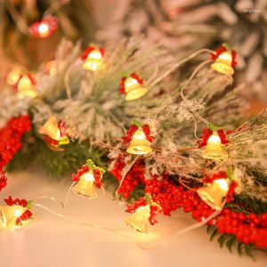 Snaren Kleine bel LED Koperdraad Lichtsnoer Kerstboom Slinger Lamp Jaar Binnen Buiten Bruiloft Decoratie Navidad