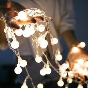 Cordes petite ampoule LED chaîne lumières noël fête de mariage décorations de vacances pour la maison fée guirlande chambre