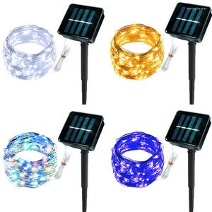 Strings Solar Led Light Outdoor Waterdichte Fairy Garland String Lights Christmas Decoration for Home Wedding Navidad Jaar 2023 Decor