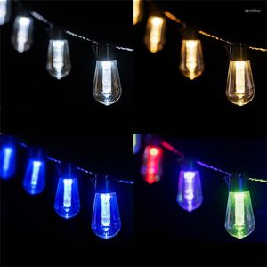 Cordes Lumière Solaire Edison Ampoule Suspendue Étanche Guirlande Lumineuse En Plein Air Creative Led En Gros Partie Décoration