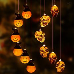 Critres Solar Wind Chime Lights Christmas Halloween Ghost Grimace Skull Pumpkin LED Light String for Home Party Garden Patio Decoration