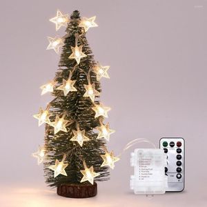 Cuerdas Star Fairy String Lights Regulable Con Control Remoto 5M 40led Navidad