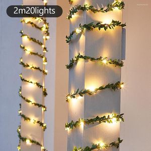 Cordes Bande Lumière Solaire Lampe String Lanternes Taille Compacte Arbre Décors Commodité Basse Puissance Décoration Éclairage 2 M