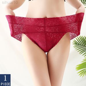 Tanga de cuerdas Ropa interior de mujer Mujeres Calzoncillos de encaje sexy para mujeres Ropa interior Lencería Calzoncillos transparentes Calzoncillos sin costuras Calzoncillos de cintura media L220802