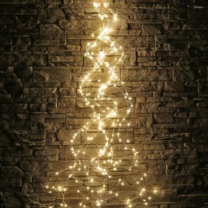 Strings Thrisdar 200/600led Diy Vines Branch Kerst Led String Licht Outdoor Wedding Party Garden Hek Plant Tree Garland