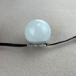 Strings TM1814 IC RGBW LED DC12V/0.9W AANSPREKBAAR Pixel Module; IP68 Nominale; 50 mm Frosted Cover; 30 mm Base; 18AWG Zwarte draad