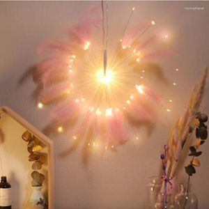 Cordes USB télécommande Fireworks Fireworks Lights String Lights DIY PROSIBLE 100 LEDS LED GARLAND LANTER LANTER POURTURE DE CHOID