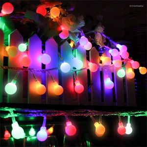Strings Valentine Lights Outdoor String Light Garland Globe Festoon Ball Lamp Wedding Wall Party Decoratie Holiday Connectable Lighting