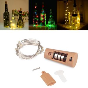 Snaren Warm Wit Koperdraad LED Fairy String Licht 1m 2m Garland Decoratief voor Glass Craft Bottle Home Kerstmis Decoredled
