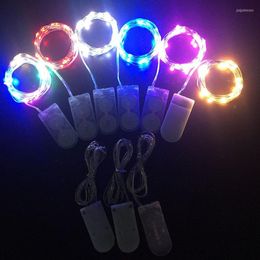 Snaren waterdichte sprookje koperdraad led string lights batterij aangedreven 2m 20led slinger kerst trouwfeest decoratielampje