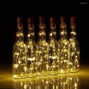 Strings Wine Bottle Light 10leds 15leds 20leds en forme de liège stopper LED String de Noël Décoration de mariage