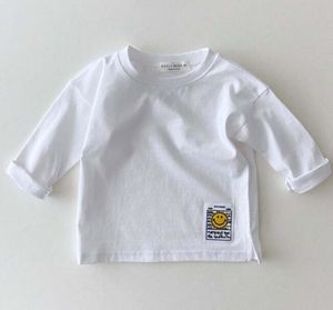 Gestreepte print mode kinderen babykleding katoenen lange mouw t shirts jongens en meisjes tops herfst clo 831 ops