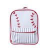 Stripes Canvas Softball School Sacs 25pcs Lot US Warehouse Travel ordinateur portable Femme Femme Boy Girl Kids Double Straps Bag Bag Dom1946