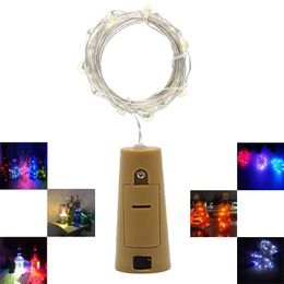 Tiras 10 LED 3.28 pies LED Guirnalda Alambre de cobre Corker String Luces de hadas para botella artesanal de vidrio Navidad / San Valentín / PartyDecorationLED