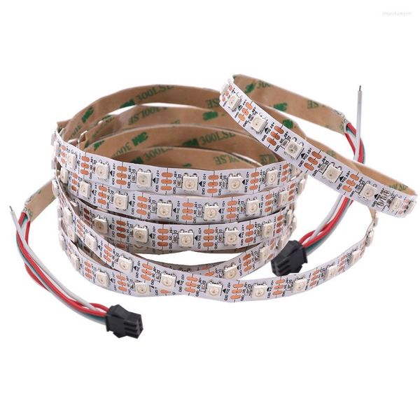 Tiras 1m 5m SK6812 RGBW RGB WW WWA 4 en 1 Tira LED 30/60/96/144LED Pixel Light Cinta direccionable individual IP65/IP67