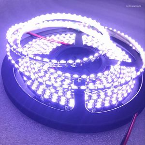 Bandes 50m côté émettant la lumière de bande de LED blanc froid 10000K violet SMD335 8mm PC 120LED/m pour les fenêtres de signe de vitrine