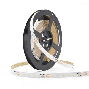 Bandes 5M / 10M 2835 LED Strip Tape 60LED / M 12V Flexible Blanc Chaud Bleu Vert Rouge Jaune IRGB P20 IP65 Stripe