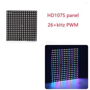 Bandes 8 16 128/256 LED polychrome HD107S panneau adressable LED RGB lumière de pixel flexible DC5V 26 KHz PWM CLK