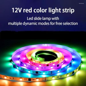 Strips Controlevrije magische lantaarn met 24 lichten/meter 12V LED-patch Smart waterdichte waterdichte volledige kleur verkleuring