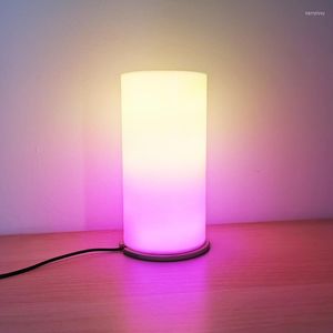 Bandes DIY WLED Wifi Contrôle Lampe DC5V USB Coloré RVB Sync LED Bande WS2812b GyverLamp Tactile Veilleuse Table Pour Salon