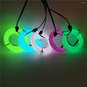 Strips Flexibele Neon Licht 3V Controller Glow El Draad Touw Tube Tape Waterdichte Led Lichten Schoenen Kleding Auto DE 12V/USB