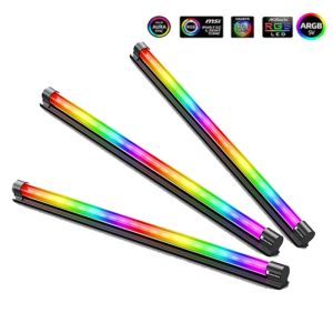 Strips Jonsbo RGB LED Strip Light Bar Symphony para la computadora de escritorio Decoración de estuches 5V Argb Soporte MB Sync 36cm Magnetic