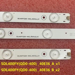 Strips Kit 3 stks LED-balk voor TOSHIBA DL4077 SEML DL4077I SDL400FY (QD0-400) _40E36_A_X1 B_X2
