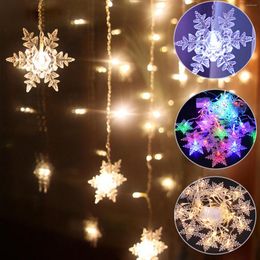 Strips LED String Lights Icicle Light Holiday Party Wave Fairy voor Park Trees Wedding Achtergrond Layout
