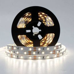 Tiras LED Strip 5054 5630 2835 RGB luces DC12V 5M Flexible hogar cocina decoración lámpara impermeable 300 cinta diodo cinta 60LEDs/m