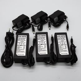 Strips Power Adapter Transformer 1A 2A 3A 5A 6A 8A AC DC Switch Charger Supply LED -stuurprogramma EU/US/UK/AU Pabled