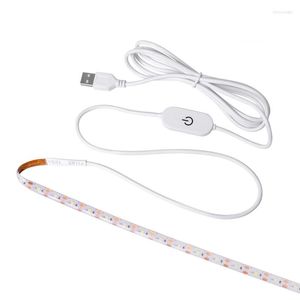 Bandes Machine à coudre bande lumineuse LED Durable et résistant à la saleté étanche 2835 5V éclairage pâte Portable bande de lampe USB