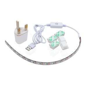 Strips naaimachine LED Lichtstrook Flexibele neon 5V USB Ice Tape Cold 30 cm industriële werklichten met aanraakschakeling