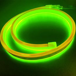 Bandes Blanc AC LED Bande 220 v Froid Cool Neon Lights Signe Jaune Vert Rose Ruban Bande Flex Fil 240 Volt Bande Décoration LampLED