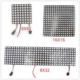 Strips WS2812B Paneel 16x16 8x32 8x8 Pixels SK6812 Digitale flexibele LED individueel adresseerbaar volledige droomkleur DC5V