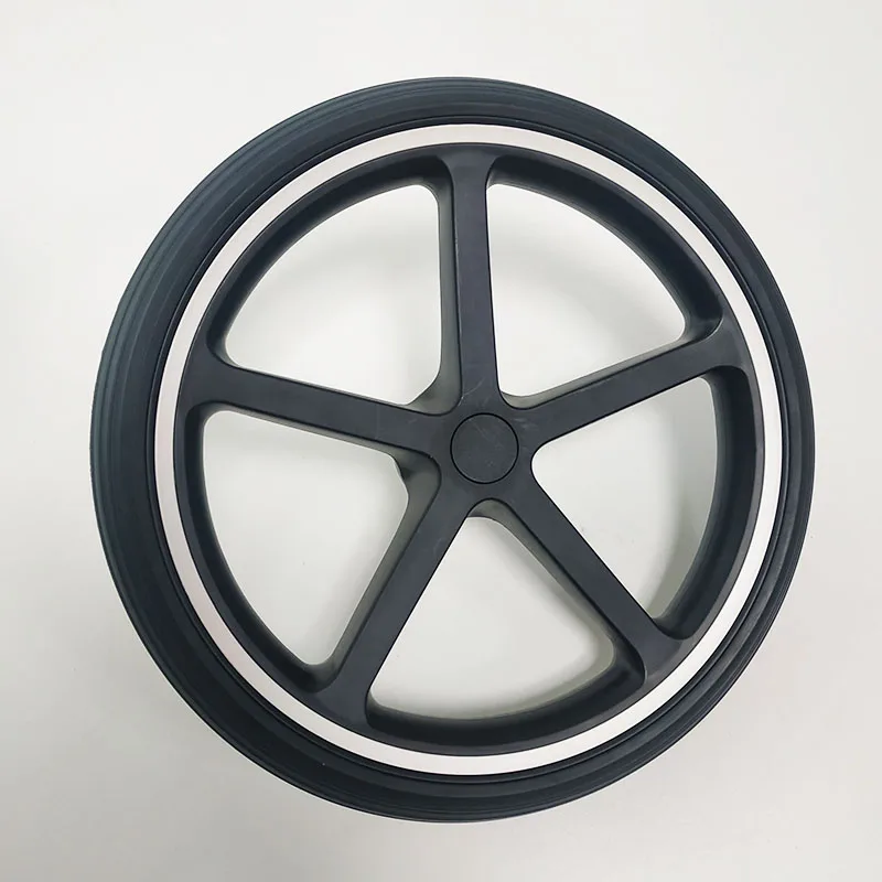 Stroller Back Wheel For Cybex Priam 3/4 Pram Pushchair Rear Wheel With Tyre Bearing Axle Baby Buggy Replacement Accessories