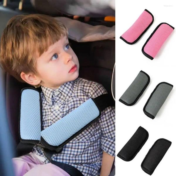 Pièces de poussette 1pair confortable padding safding de la sécurité de la ceinture de sécurité de protection de la ceinture de sécurité de protection de la ceinture de sécurité de la ceinture de voiture