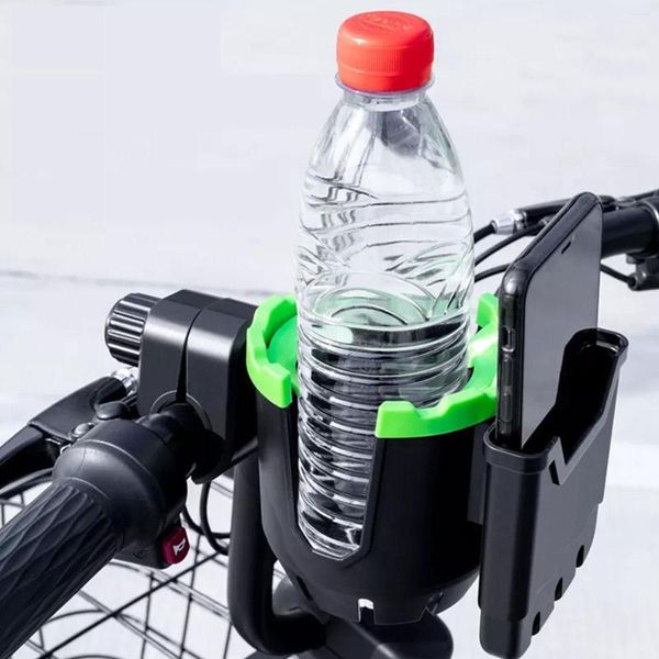 Poussette pièces 2-en-1 porte-gobelet avec téléphone vélo guidon bouteille d'eau universel porte-boissons pour vélo moto