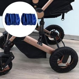 Piezas de cochecito 2x cubierta de rueda cubiertas de neumáticos a prueba de polvo para cochecito de silla de ruedas