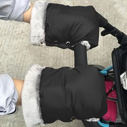 Stroller onderdelen accessoires 2 stks winter warme handschoenen waterdichte pram accessoire mitten PRAM Hand Muff Baby 230106